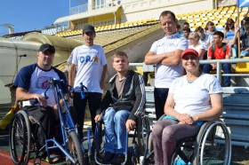 В Луганске прошла городская спартакиада для людей с ограниченными физическими возможностями