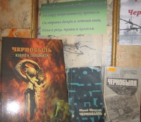 В Колледже технологий и дизайна открылась книжная выставка, посвященная памяти Чернобыльской катастрофы