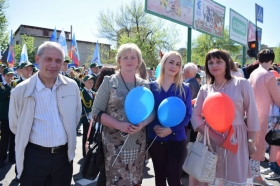 1500 студентов, преподавателей и сотрудников  ЛНУ имени Тараса Шевченко приняли участие в праздновании Первомая