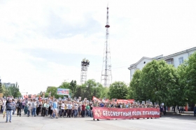 1500 колонной Шевченковский вуз принял участие в параде, посвященном Дню Победы