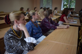 В ЛНУ состоялась открытая лекция, посвященная славянской письменности