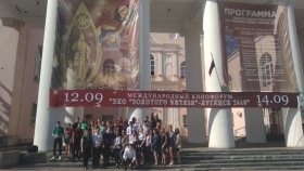 Студенты ЛНУ имени Тараса Шевченко приняли участие в кинофоруме 