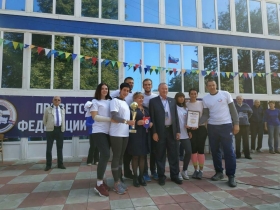 Сборная ЛНР стала победителем в соревнованиях по волейболу на спартакиаде профсоюзов Дона