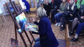 Студенты ЛНУ имени Тараса Шевченко познают основы изобразительного искусства