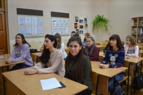 Заседание студенческого клуба «Молодая семья»
