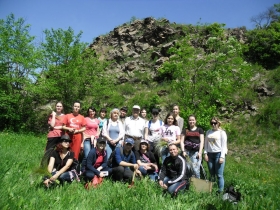 Студенты-экологи и преподаватели кафедры СПХ и экологии посетили заповедник «Провальская степь»