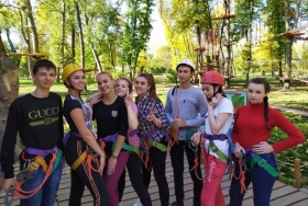 Студенты-туристы из ЛНУ имени Тараса Шевченко приняли участие в открытой тренировке по спортивному туризму 