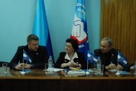 Российские общественные деятели встретились с представителями Общественной палаты ЛНР