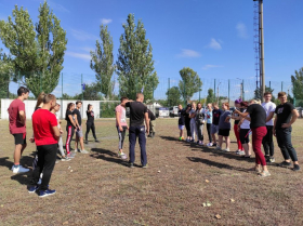 Студенты ЛГПУ приняли участия в спортивном мероприятии проекта «Дружина» ОД «Мир Луганщине»