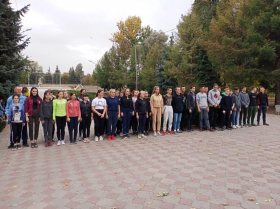 Студенты Стахановского педагогического колледжа ЛГПУ приняли участие в легкоатлетическом пробеге «Золотая осень»