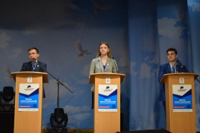 В ЛГПУ состоялись дебаты кандидатов в Молодежный парламент при Народном Совете ЛНР 