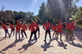 Студенты Ровеньковского факультета ЛГПУ приняли участие в молодежном забеге «Кросс нации - 2022», посвященный Всероссийскому дню бега