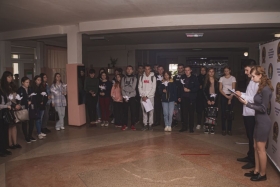 Акция «Голубь мира» состоялась на Ровеньковском факультете Луганского государственного педагогического университета