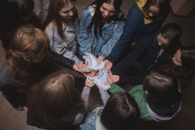 Акция «Голубь мира» состоялась на Ровеньковском факультете Луганского государственного педагогического университета
