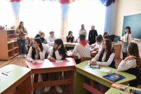 В рамках проекта «Педкласс в гостях у Педвуза» учащиеся из освобожденных территорий ЛНР посетили ЛГПУ