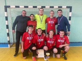 Команда «Буревестник» по мини-футболу заняла второе место в Республиканской универсиаде