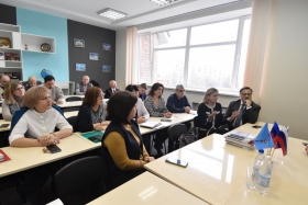 Преподаватели кафедры дипломатии МГИМО встретились со студентами и преподавателями ЛГПУ