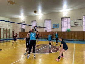 Предновогодняя товарищеская встреча по волейболу прошла в ЛГПУ