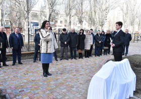 В ЛГПУ состоялась торжественная закладка камня будущей скульптурной композиции, посвященной учителю