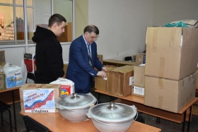 Представители ЛГПУ присоединились к акции, проведенной жителями Вознесенского района Нижегородской области, по оказанию помощи фронтовикам