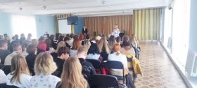 Представители ЛГПУ провели выездную профориентационную встречу со старшеклассниками города Краснодон и Краснодонского района