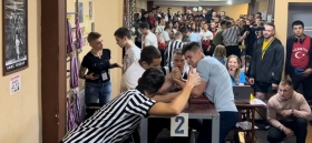 Студенты ЛГПУ стали победителями и призерами алчевского турнира по армрестлингу
