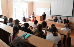 В ЛГПУ состоялась встреча студентов выпускных курсов с представителями министерства внутренних дел по Луганской Народной Республике