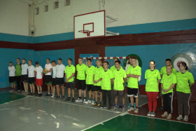 Товарищеский матч по волейболу прошел на Ровеньковском факультете ЛГПУ