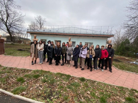 В рамках II Молодежного патриотического форума «Земля Героев» студенты ЛГПУ посетили памятные места Республики