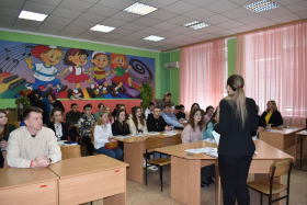 В ЛГПУ провели профориентационную встречу со старшеклассниками Станично-Луганского муниципального округа