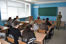В ЛГПУ состоялась традиционная встреча студентов выпускных курсов с представителями силовых структур