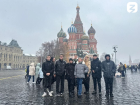 Студенты ЛГПУ на марафоне Знание.Первые в Москве