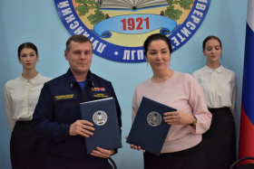 Луганский педагогический и Луганское региональное отделение «Всероссийский студенческий корпус спасателей» заключили соглашение о сотрудничестве 