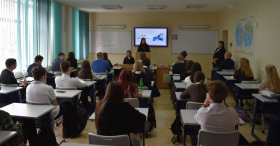 В ЛГПУ провели профориентационное мероприятие для школьников, приуроченное ко Дню дипломатического работника