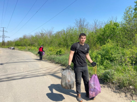 Студенты ЛГПУ приняли участие во Всероссийской неделе субботников «Мы за чистоту»