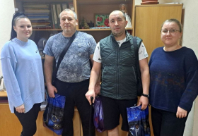 Волонтёры ЛГПУ поздравили участников СВО с Днём защитника Отечества