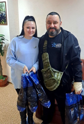 Волонтёры ЛГПУ поздравили участников СВО с Днём защитника Отечества