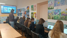 Реализация практики «Обучение служением»: студенты кафедры художественного образования в гостях у Краснодонской ДХШ