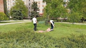 «Мы за чистоту»: студенты ЛГПУ приняли участие во Всероссийской неделе субботников 