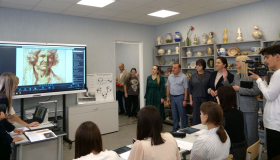 Пространство для творчества: в ЛГПУ открылся кабинет изобразительного искусства