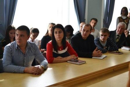 Глава Луганска посетил трудовой коллектив и студентов Луганского государственного университета имени Тараса Шевченко